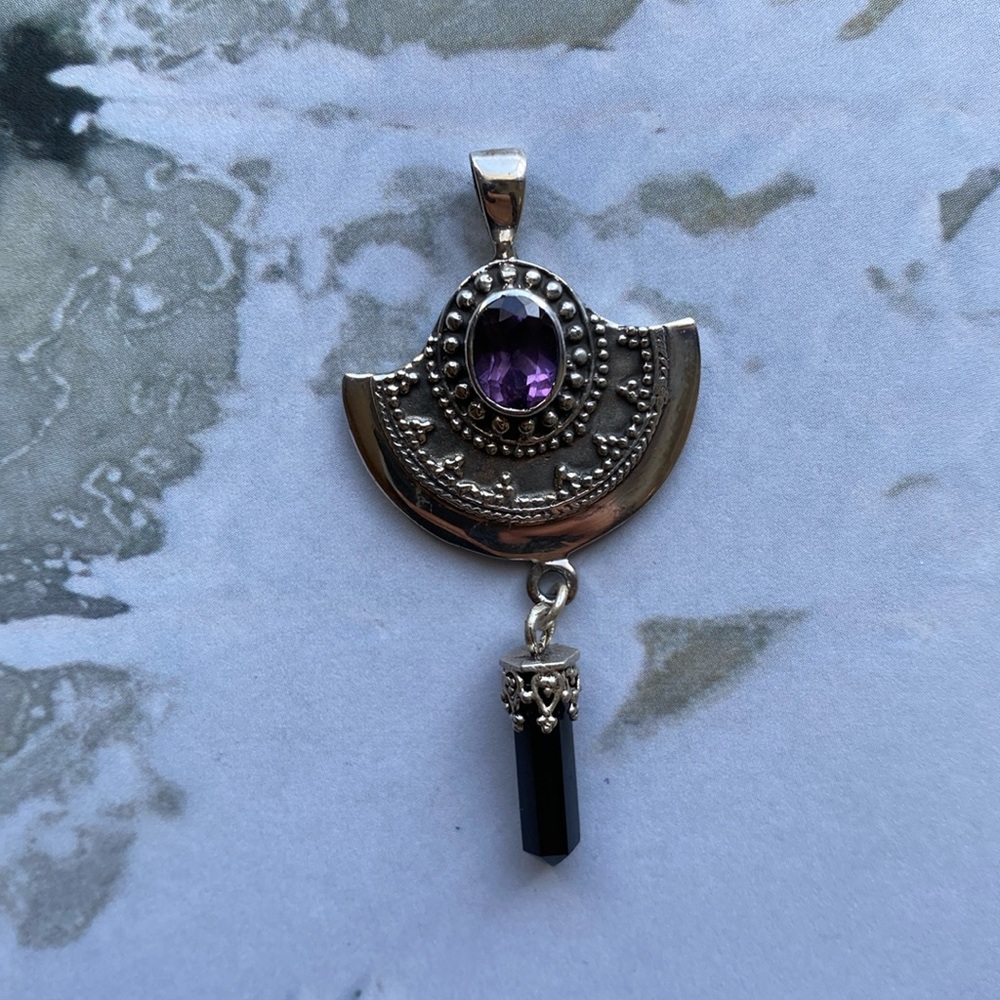 Unique Sterling silver pendant